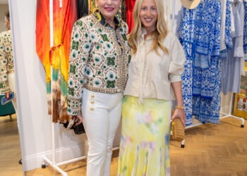 Sydney Sadick and Sylvia Hemingway Host Summer Happy Hour at Alice + Olivia in Support of the Southampton Arts Center