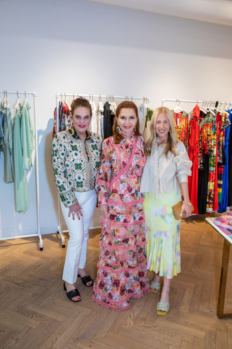 Sydney Sadick and Sylvia Hemingway Host Summer Happy Hour at Alice + Olivia in Support of the Southampton Arts Center