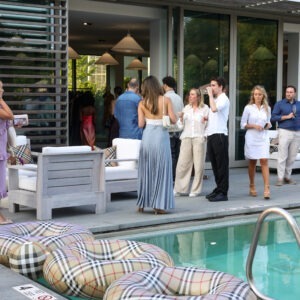 Burberry Hosts Event to Celebrate the Opening of Pop-Up at Topping Rose House