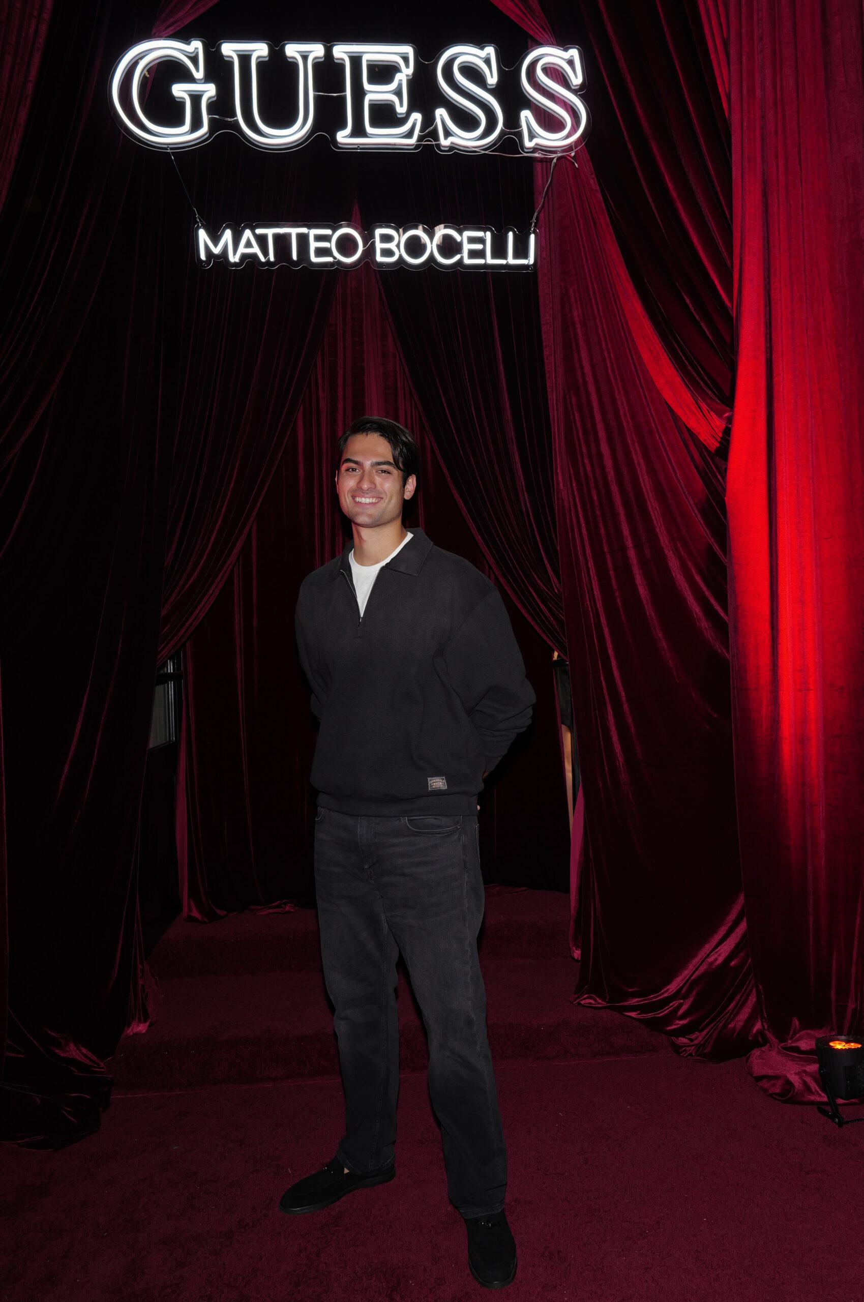NEW YORK, NEW YORK - SEPTEMBER 10: Matteo Bocelli attends Matteo Bocelli Live at GUESS Soho on September 10, 2025 in New York City. (Photo by Craig Barritt/Getty Images for GUESS)