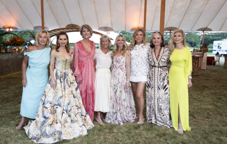 Hollis Forbes, Jean Shafiroff, Melanie Wambold, Cindy Willis, Sarah Wetenhall,  Margo Nederlander and Laura Lofaro Freeman